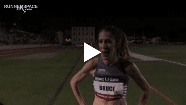 Steph Bruce Post 5k PR HOKA NAZ Elite